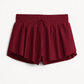 Maroon Girls butterfly shorts