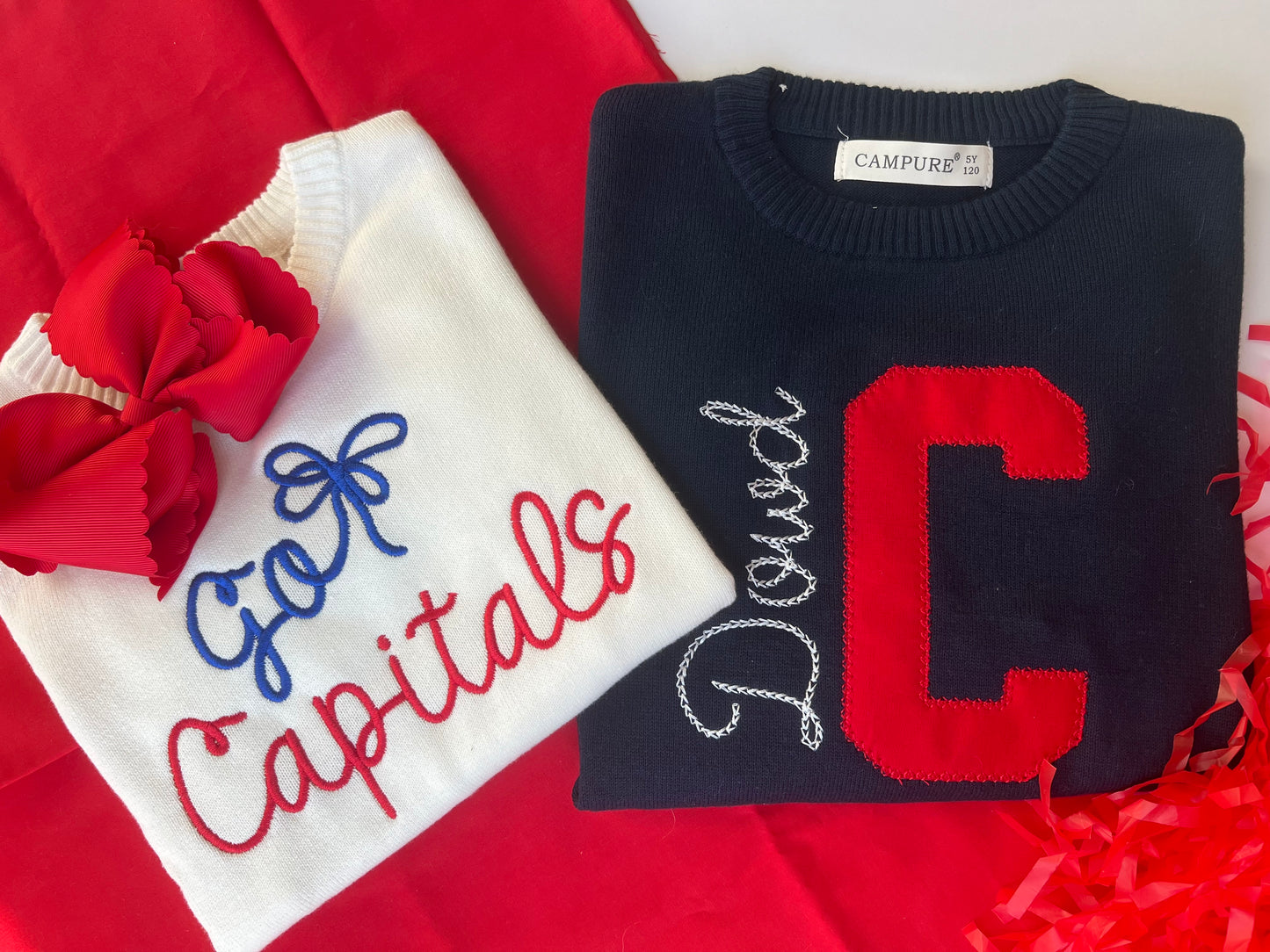 Go Custom bow sweater