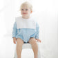 Boys blue corduroy bubble