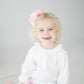 Girls pink gingham pant set