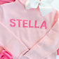 Custom name knit sweater