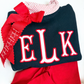 Custom monogram navy sweater