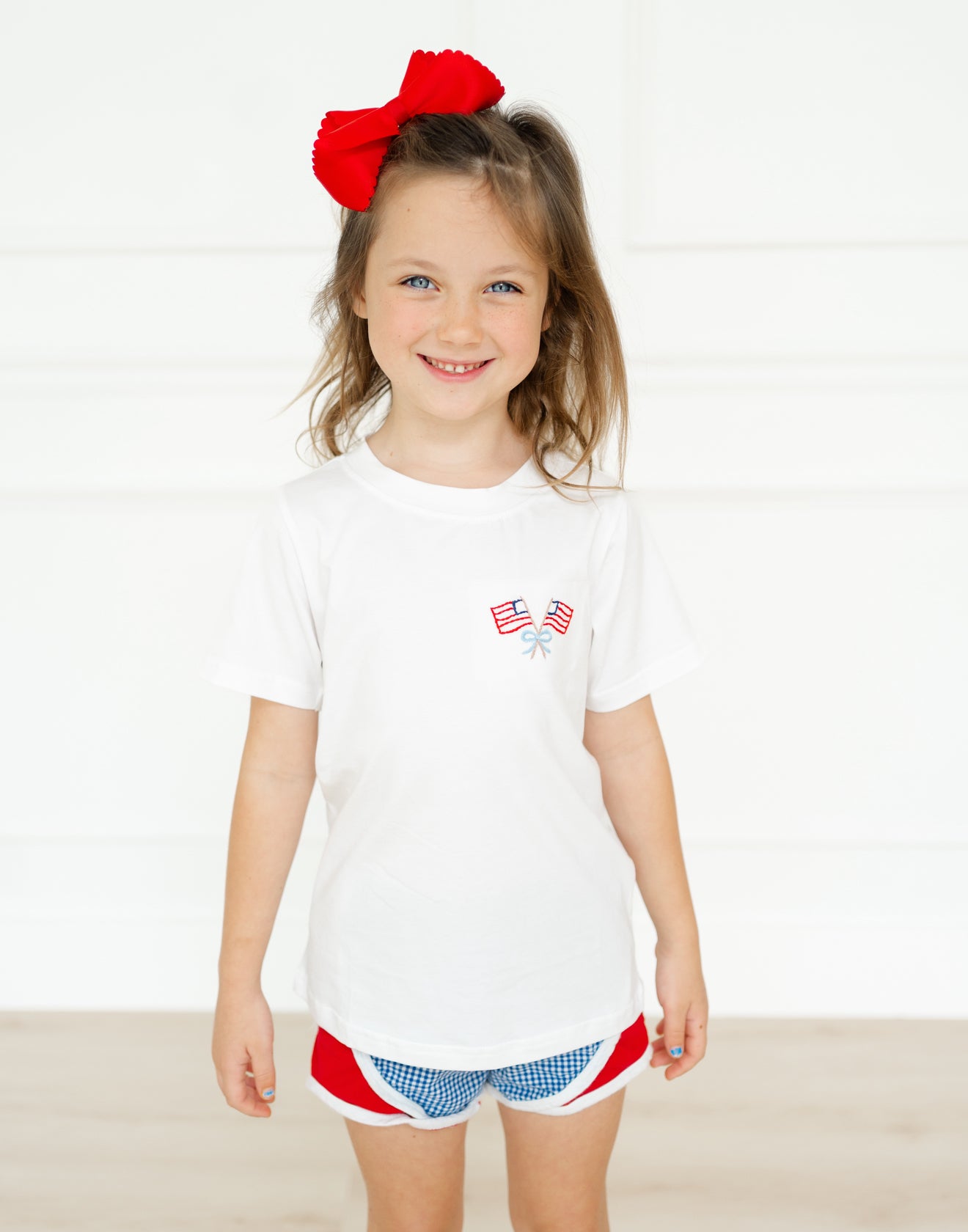 Hand Stitched flag shirt