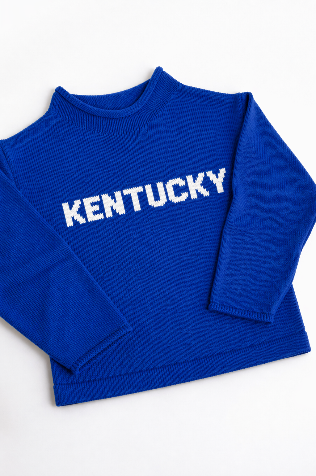 Blue state knit sweater
