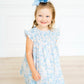 Girls twirly flower dress