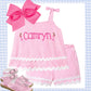 Pink Terry Ric Rac set