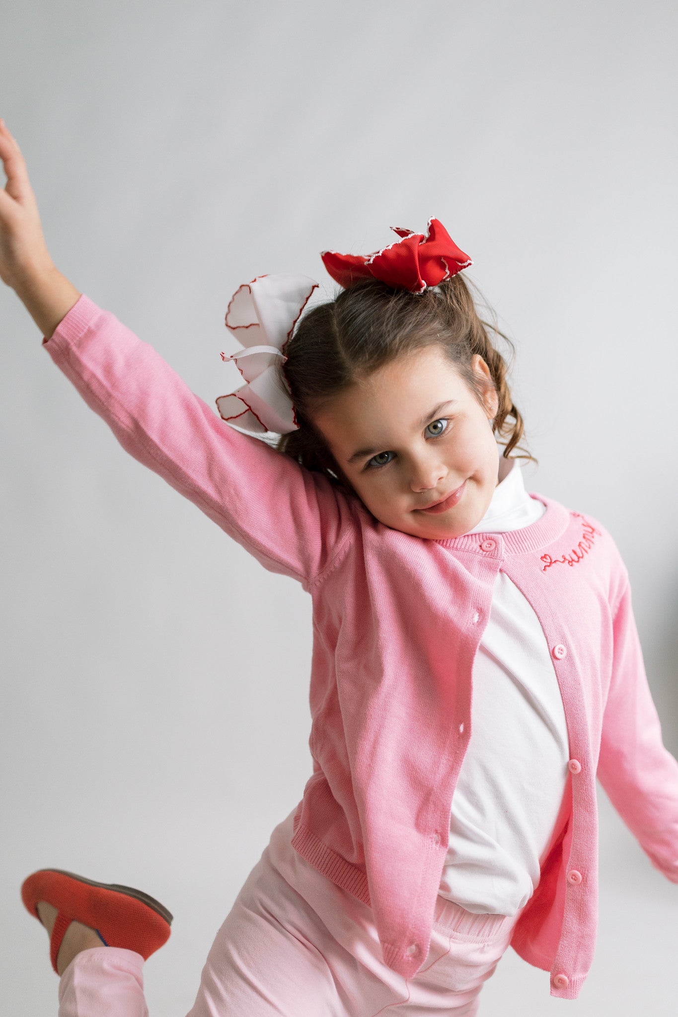 Pink campure cardigan