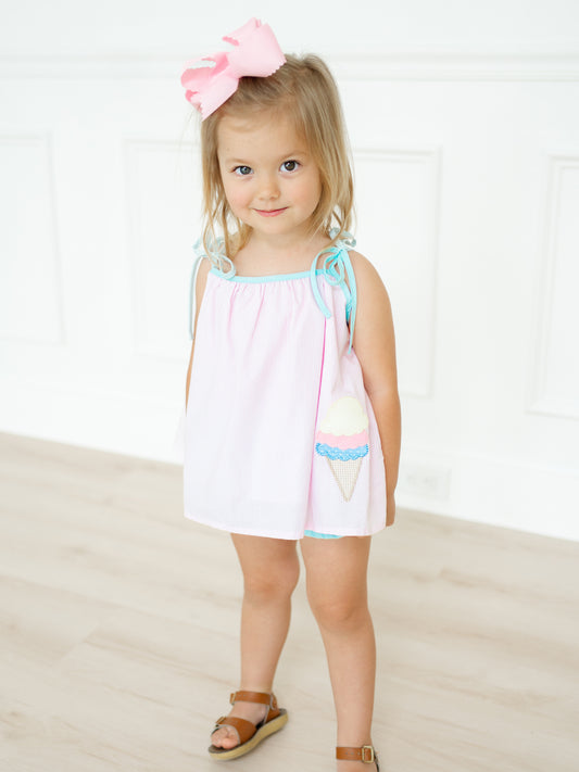 Ice cream appliqué set