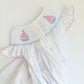 Sailboats smocked dress