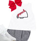 Black gingham diaper set