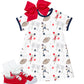 Go Team knit cotton dress