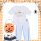 Boy Halloween knit cotton shirt