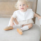 Boys tan gingham bubble