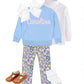 Blue campure sweater