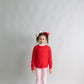 Red cardigan