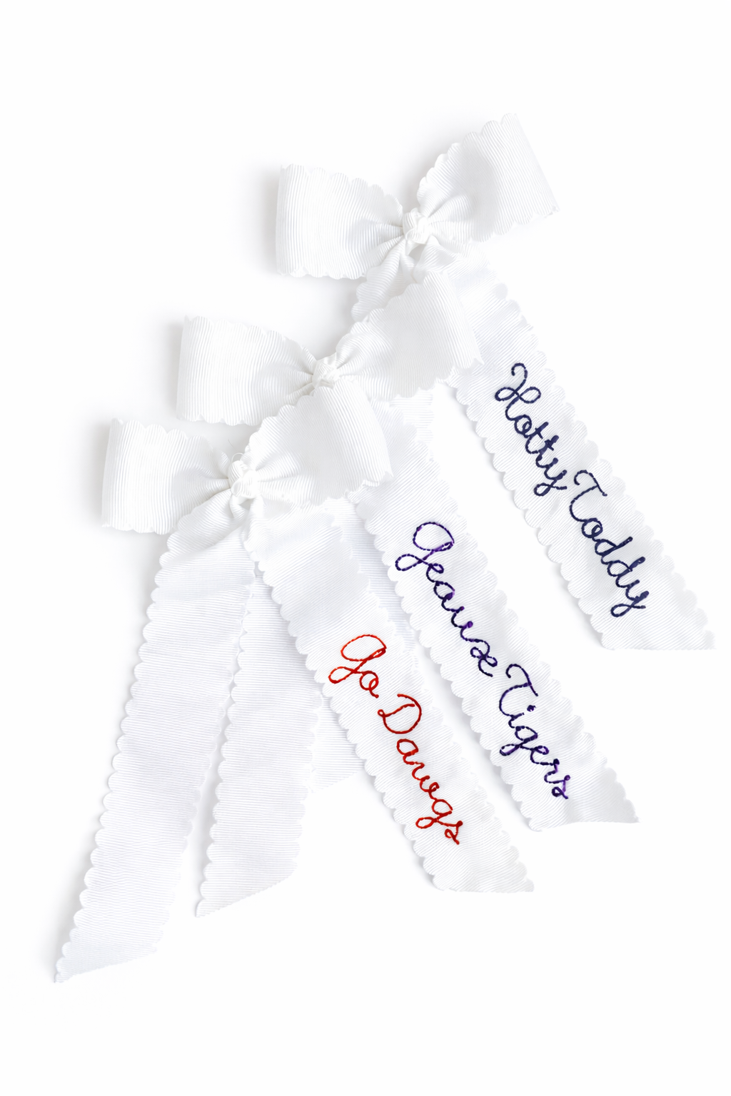 Custom game day bows