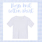Boy Halloween knit cotton shirt